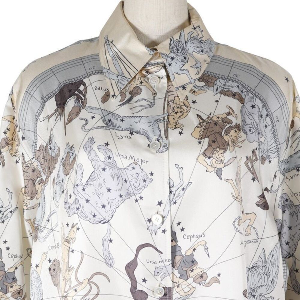 Hermes Constellation Pattern Margiela Period Silk… - image 2